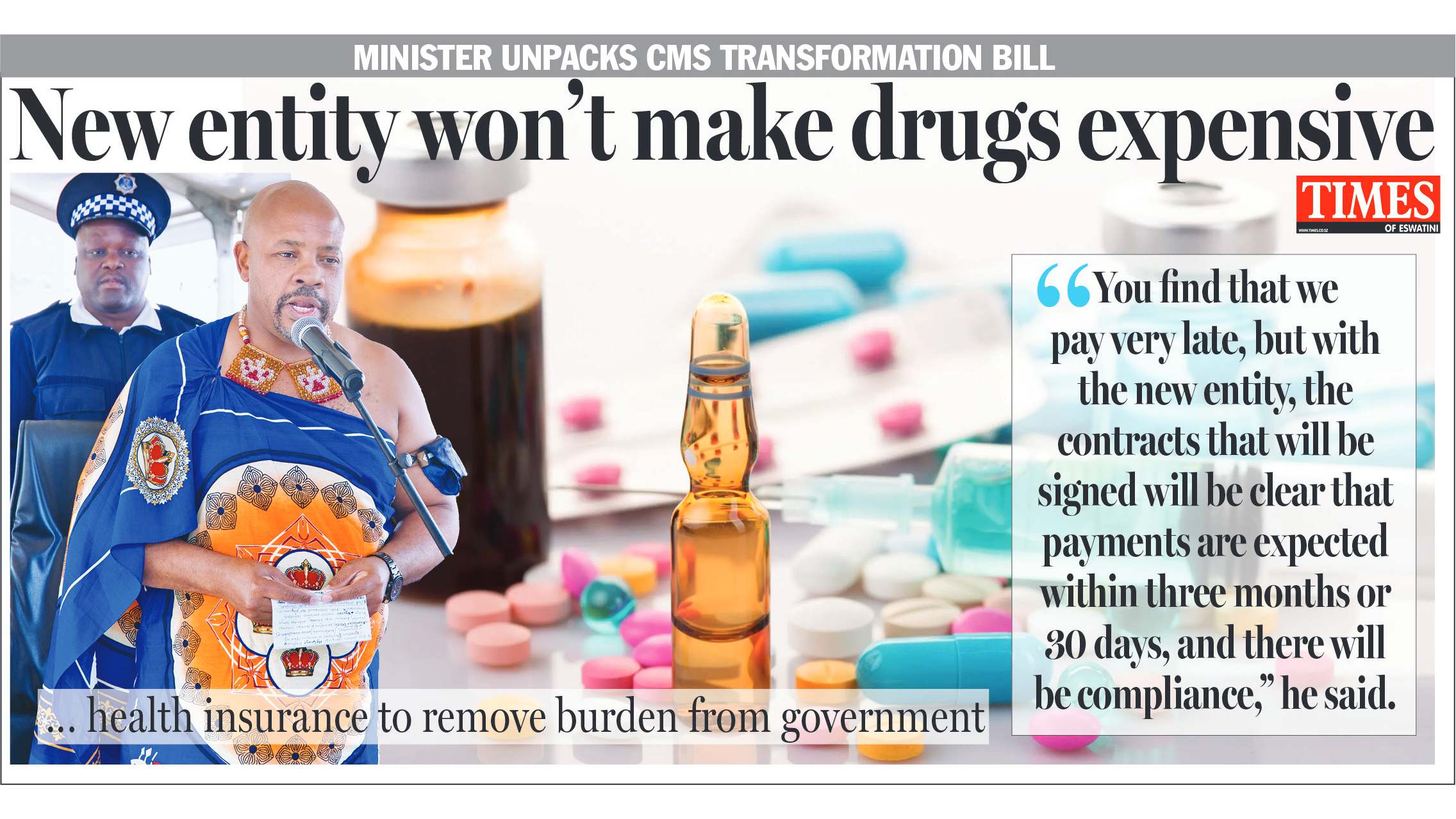 Minister: New entity won’t make drugs expensive